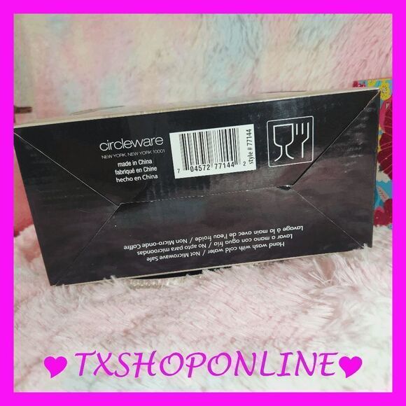 2 pc clear pearl luster skull mugs NEW - Picture 4 of 5